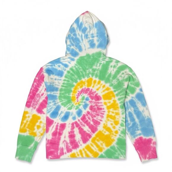 Lucky Brand Pride Hoodie | Tie Dye Rainbow | XS Gender Neutral | NWOT - Picture 2 of 10